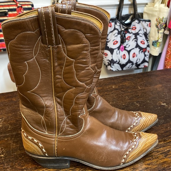 Tony Lama women’s leather cowboy boots 👢 - Picture 2 of 6